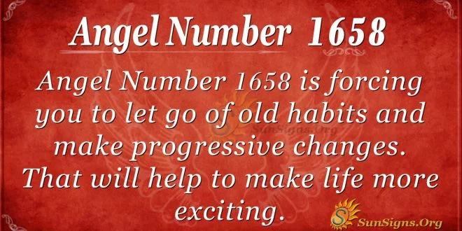 Angel Number 1658