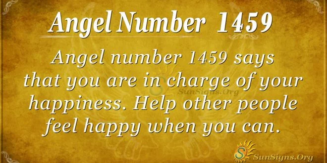 Angel Number 1459