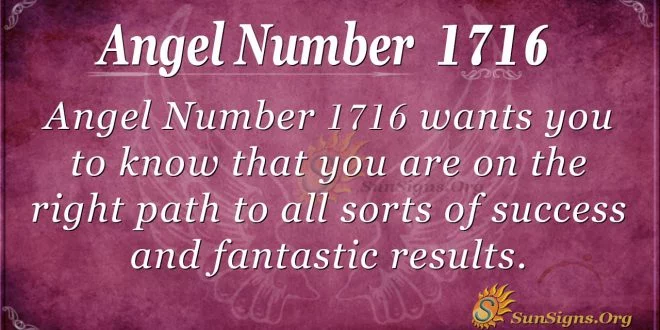 Angel Number 1716