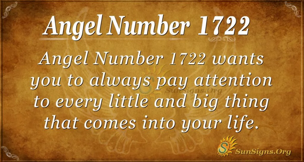 Angel Number 1722