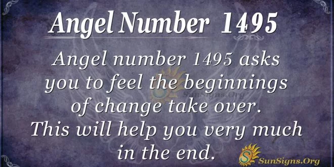 Angel Number 1495