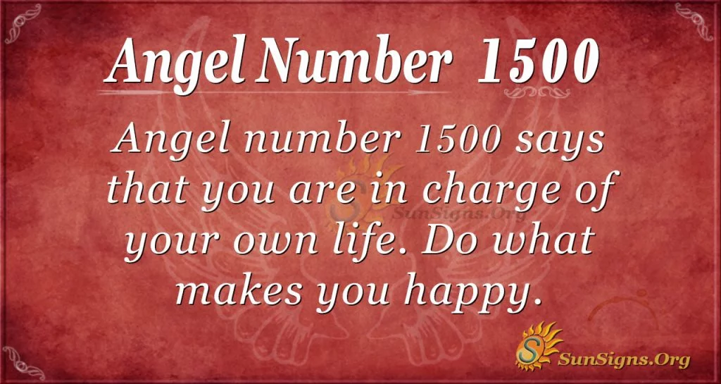 Angel Number 1500
