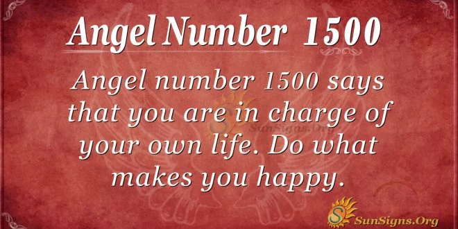 Angel Number 1500