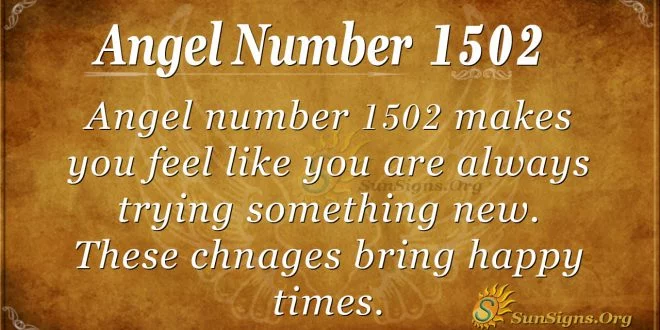 Angel Number 1502