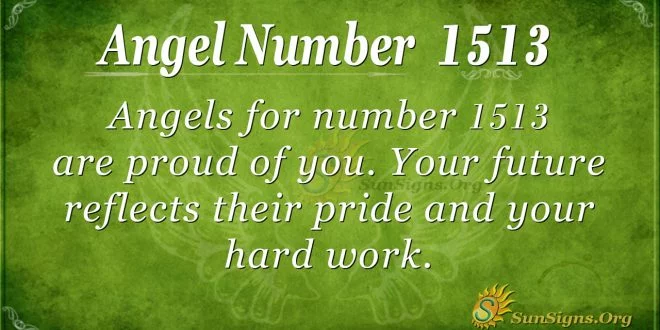 Angel Number 1513