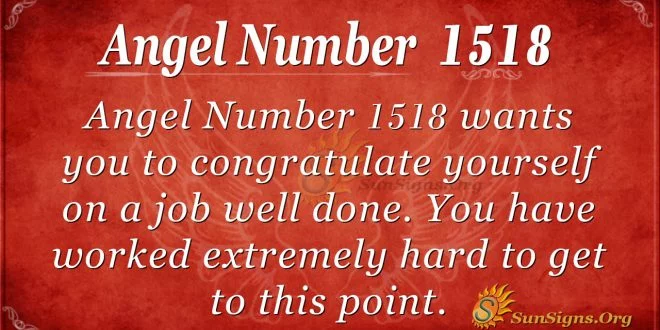 Angel number 1518