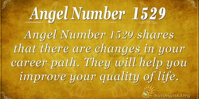 Angel number 1529