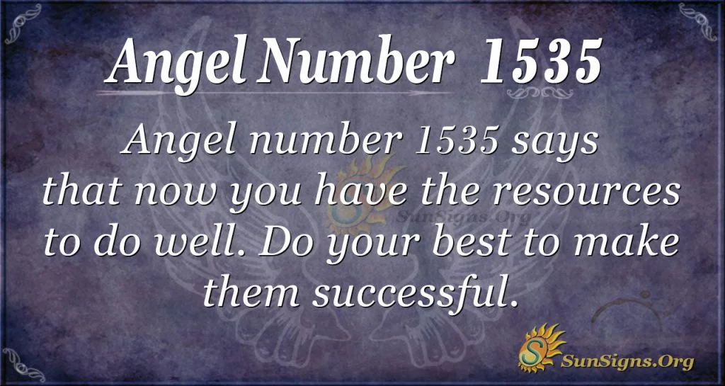 Angel number 1535