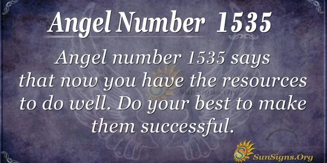 Angel number 1535