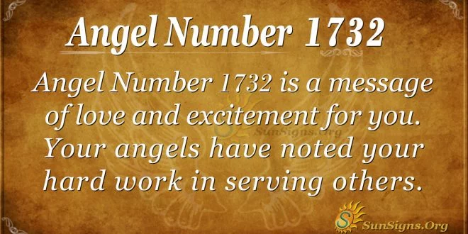 Angel Number 1732