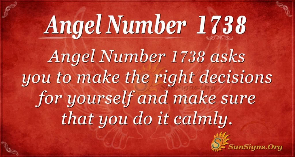 Angel Number 1738