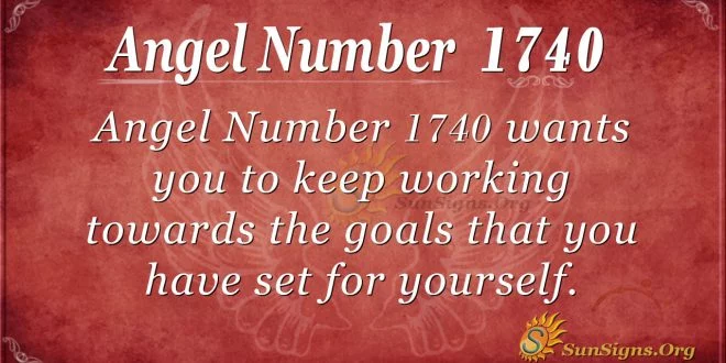 Angel Number 1740