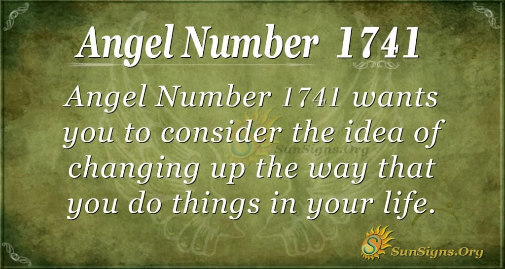 Angel Number 1741