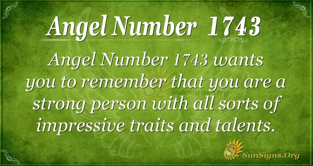 Angel Number 1743