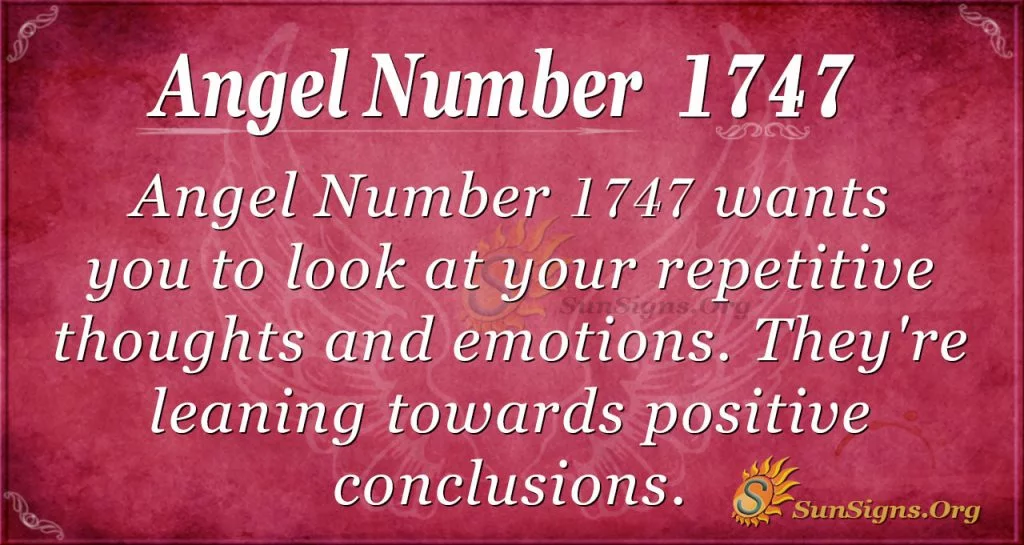 Angel Number 1747