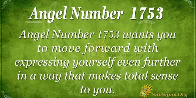 Angel Number1753