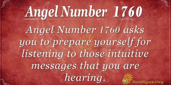 Angel Number1760