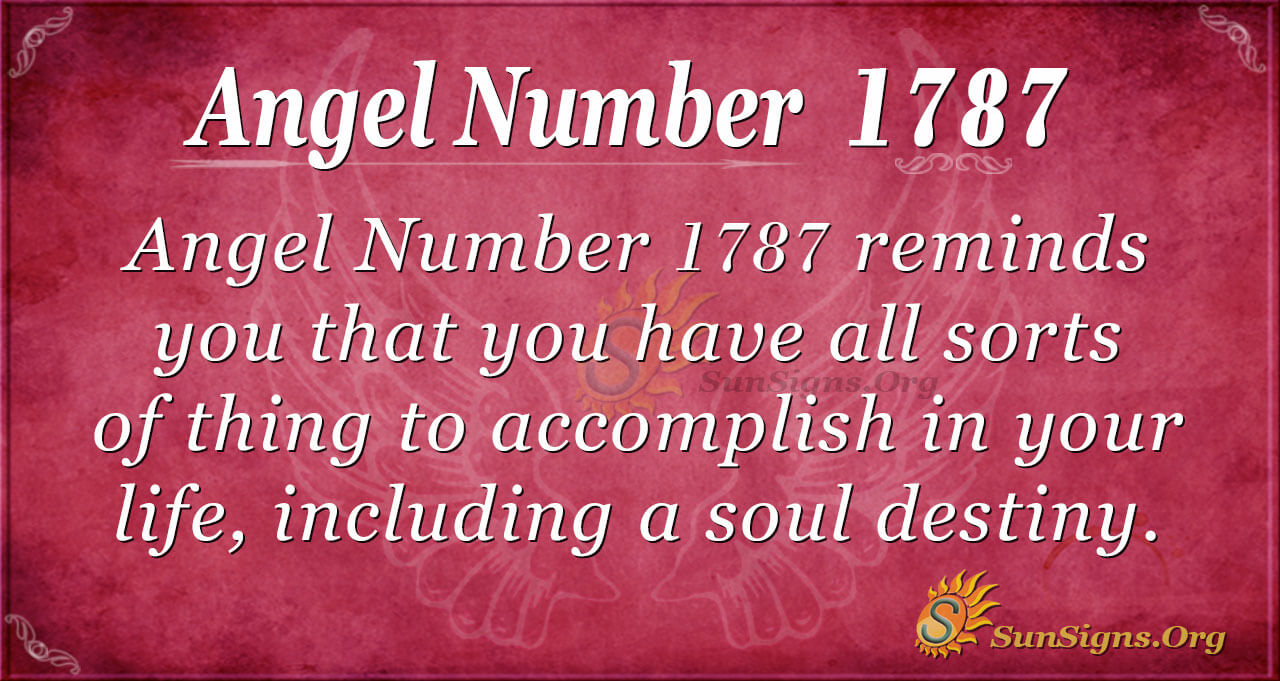 1787 angel number meaning