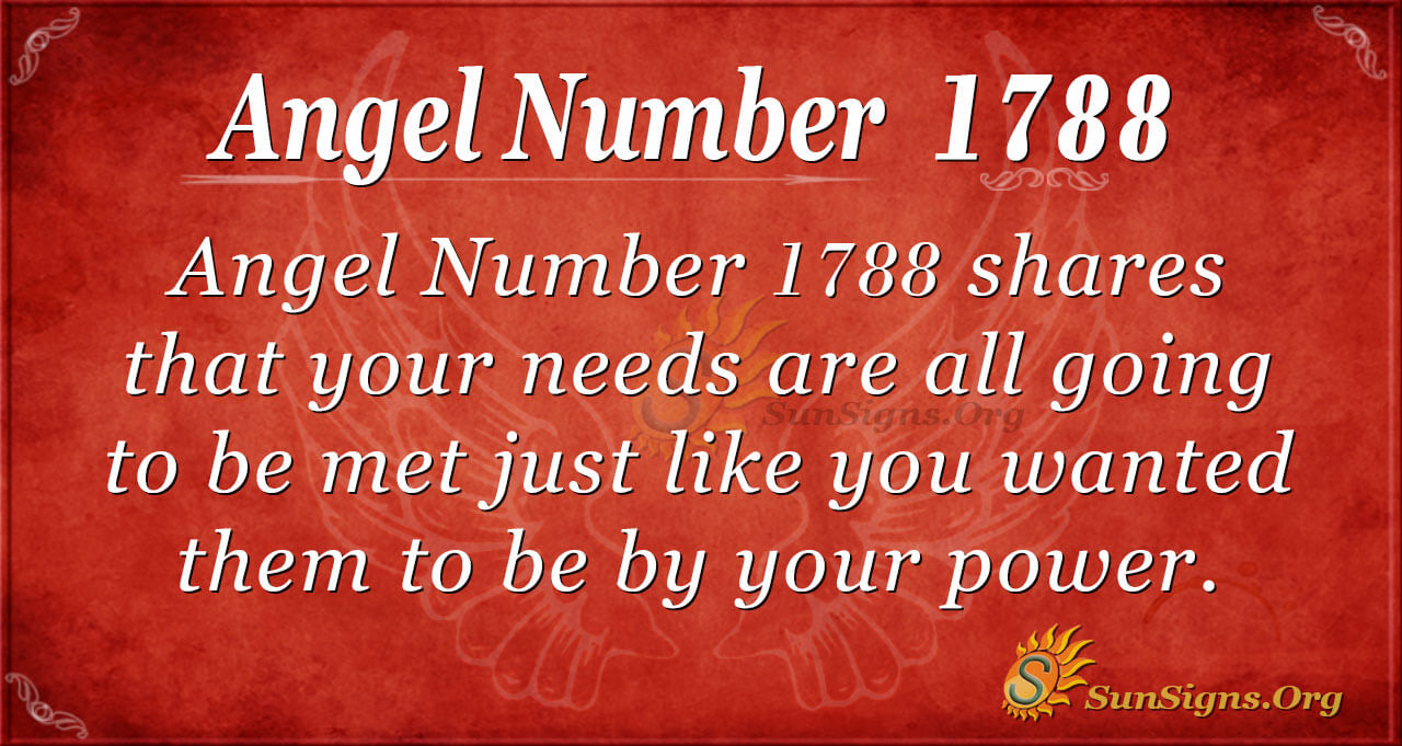 angel number 1788