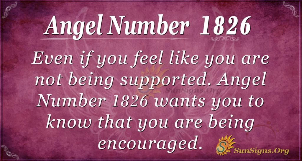 Angel Number 1826