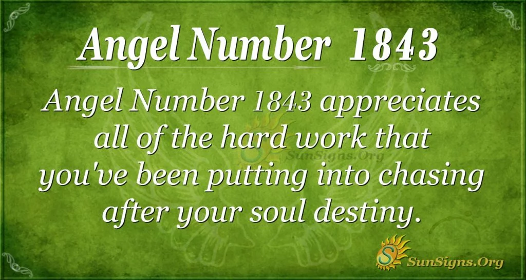 Angel Number 1843