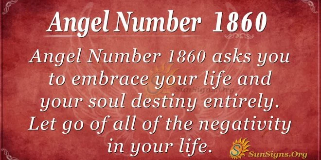 Angel Number 1860