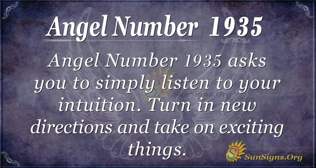 Angel Number 1935