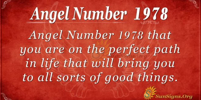 Angel Number 1978