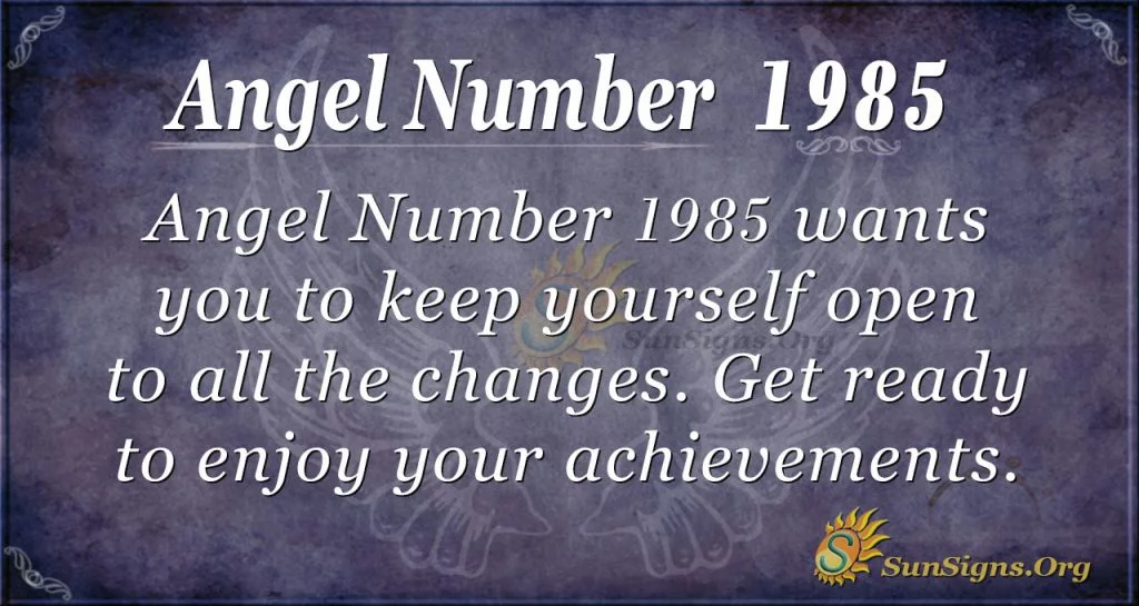 Angel Number 1985