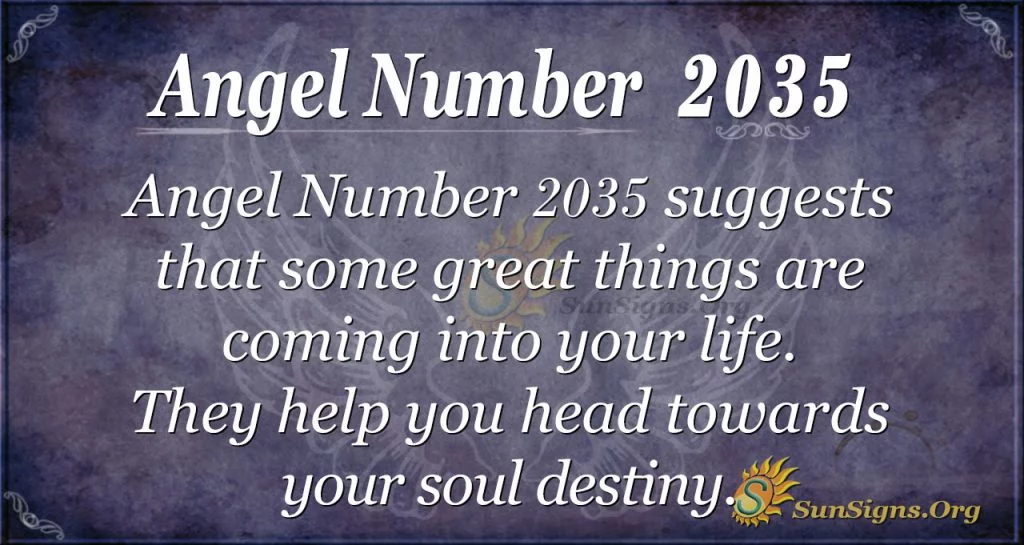 Angel Number 2035