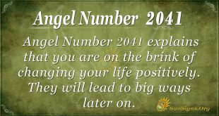 Angel Number 2041