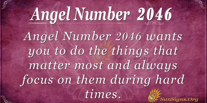 Angel Number2046