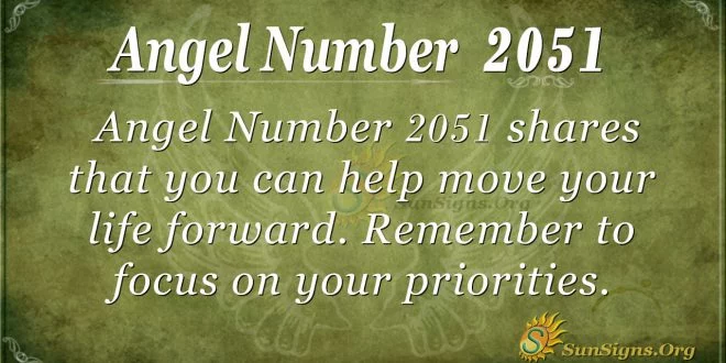 Angel Number 2051