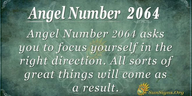 Angel Number 2064