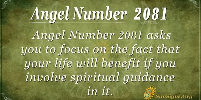 Angel Number 2081