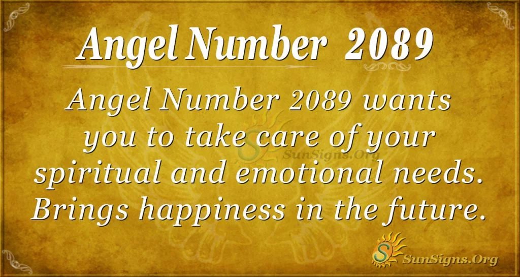Angel Number 2089