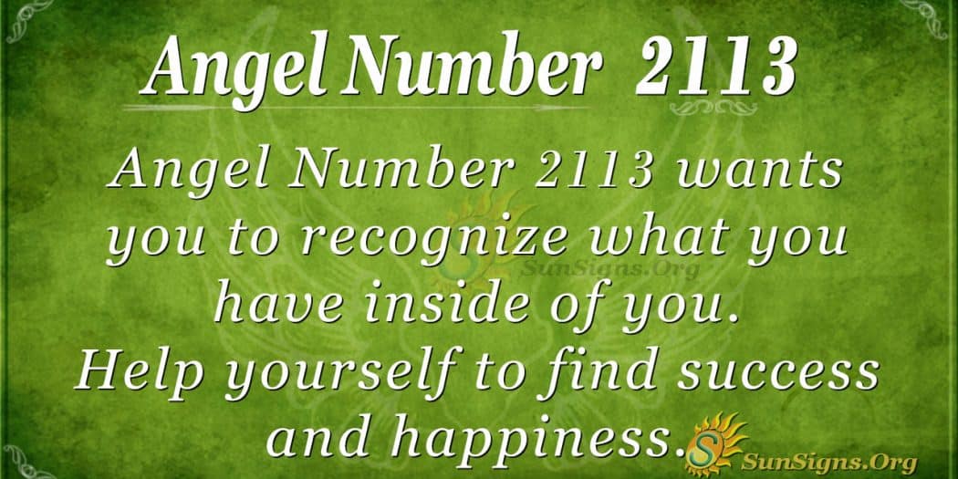 spiritual meaning of 2113