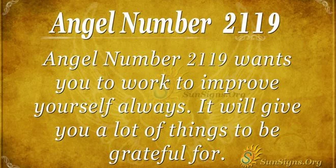 Angel number 2119