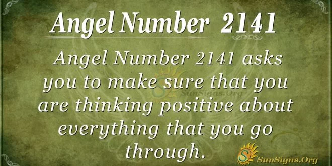 Angel Number 2141