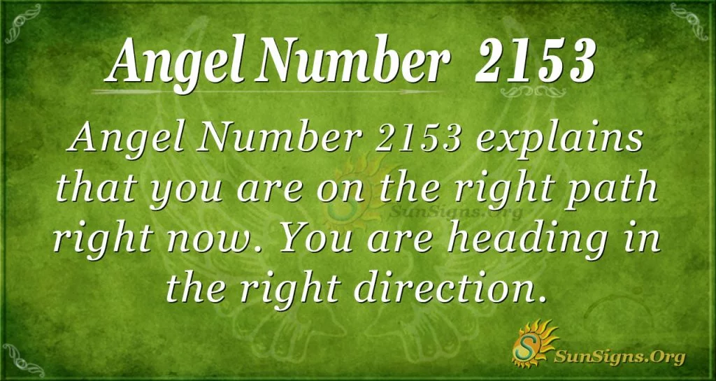 Angel number 2153
