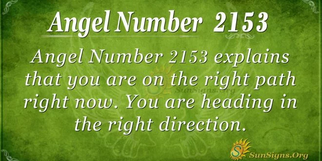 Angel number 2153