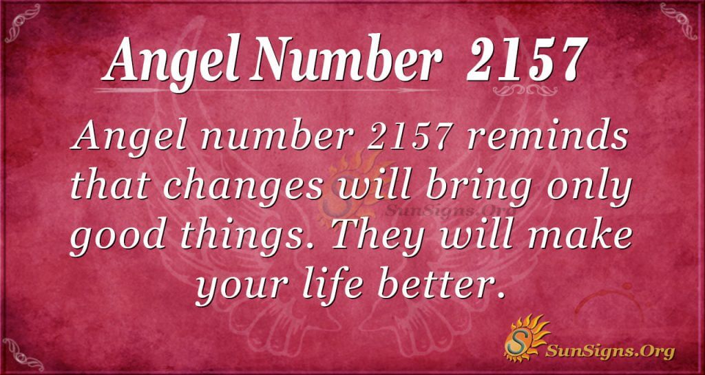 Angel Number 2157