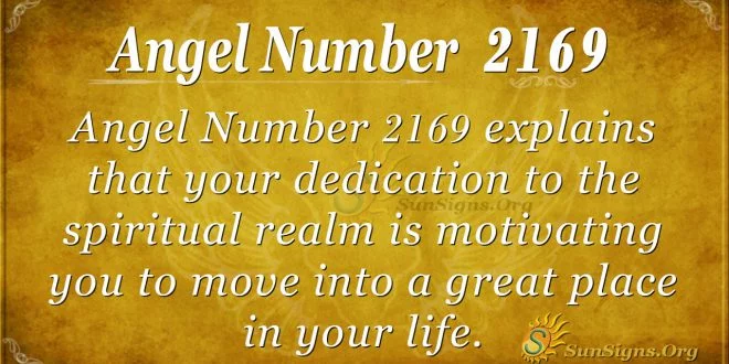 Angel Number 2169
