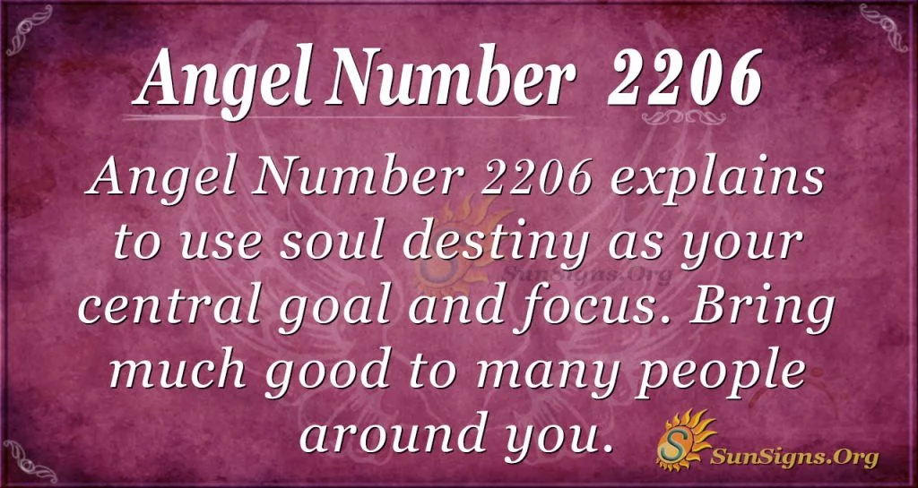 angel number 2206