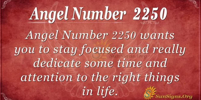 Angel Number 2250