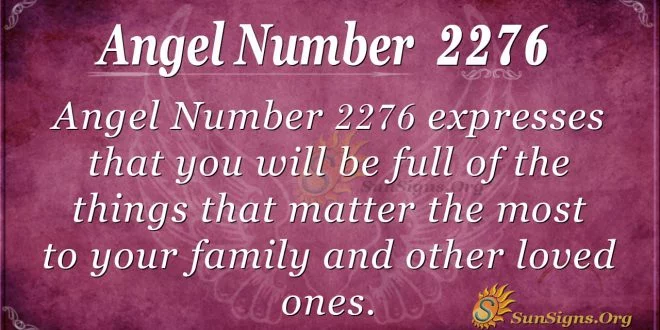 Angel Number2276