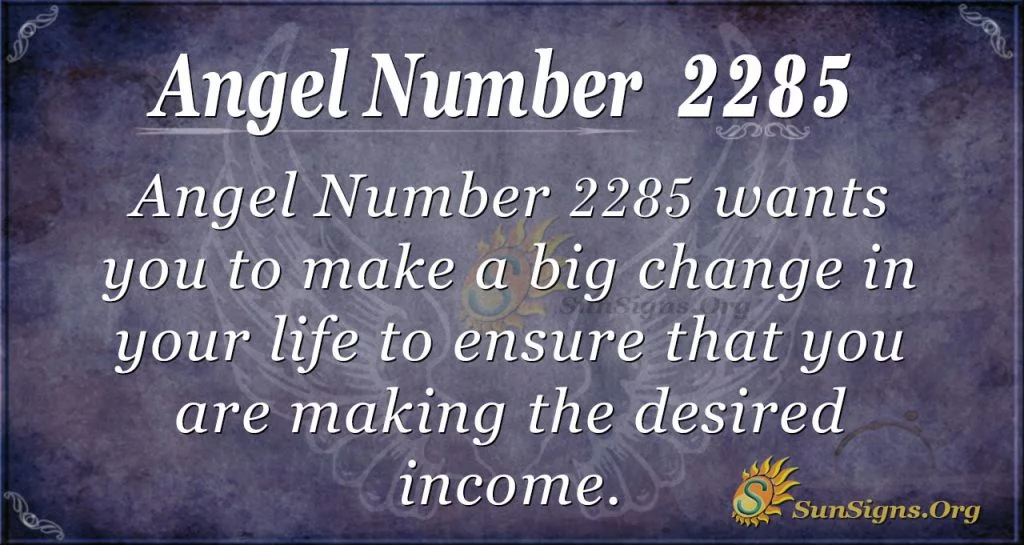 Angel number 2285