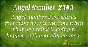 Angel Number 2303