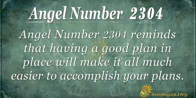 Angel number 2304