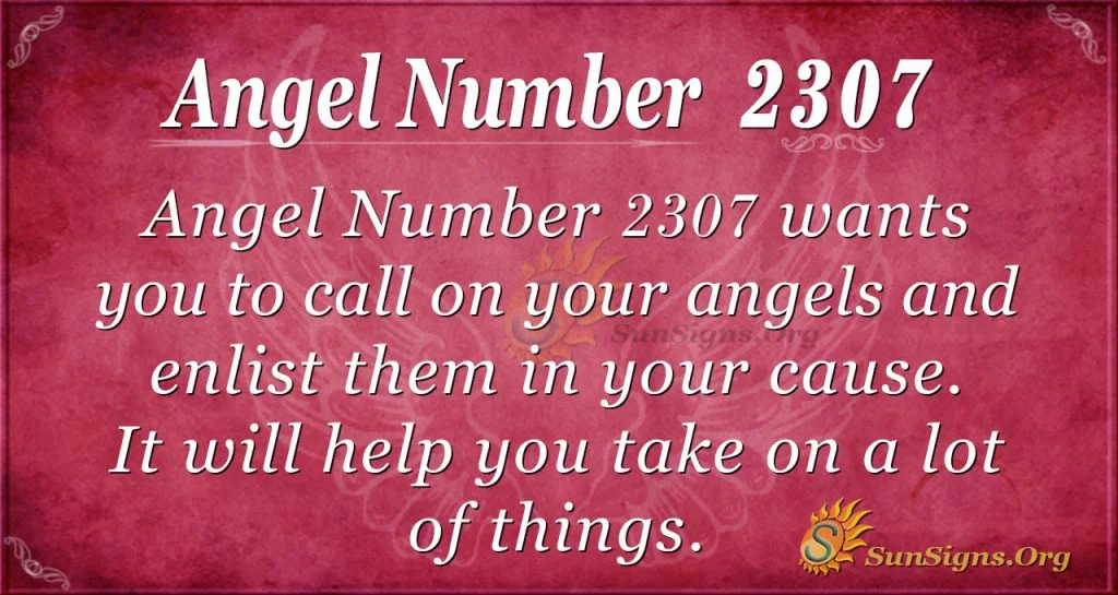 Angel number 2307